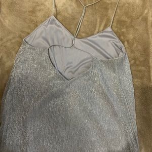 SPARKLY GRAY TANK TOP